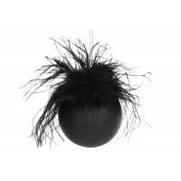 Ялинкова куля BonaDi 8 см Чорний (NY15-877)