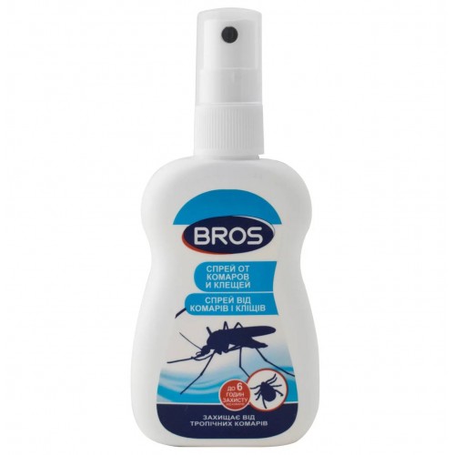 Засіб репелентний BROS спрей від комарів та кліщів 50 мл MKU-61248 (SK000806) в інтернет супермаркеті PbayMarket!