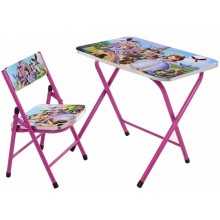 Столик та стільчик складаний Bambi A19-SF Фіолетовий (SK000814)