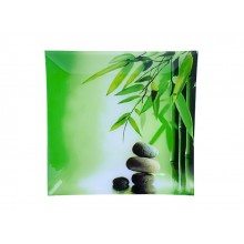 Тарілка SNT квадр. 20 см (Зелений бамбук) 306 (SK000847)