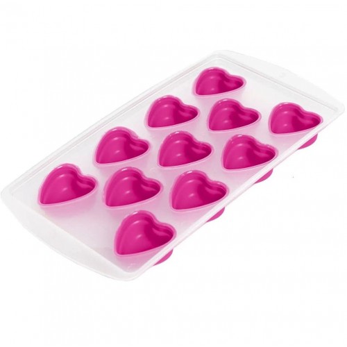 Форма для льоду Серця Hoz 11,1х2,4х21,7см MMS-R28916 Рожевий (SK000904) в інтернет супермаркеті PbayMarket!