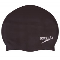 Шапочка для плавання Дитяча Speedo Plain Flat Silicone cap 8709931959 One Size Чорний (SK001018)