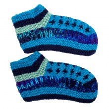 Шкарпетки домашні Kathmandu вовна яка М (22-25 см) Блакитний Синій Фісташковий (27218)