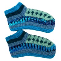 Шкарпетки домашні Kathmandu вовна яка М (22-25 см) Фісташковий Блакитний Синій (27223)