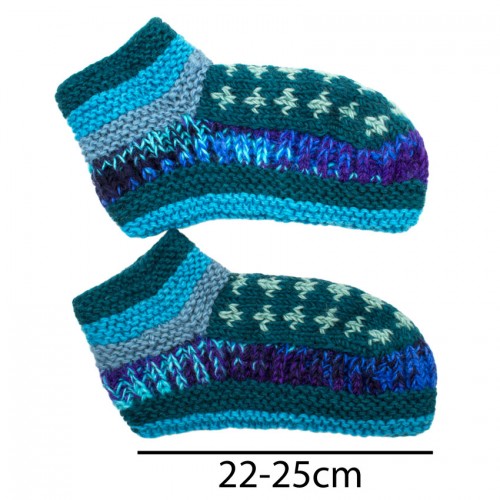 Шкарпетки домашні Kathmandu вовна яка М (22-25 см) Блакитний Синій (27226) в інтернет супермаркеті PbayMarket!