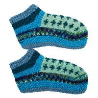Шкарпетки домашні Kathmandu вовна яка М (22-25 см) Фісташковий Блакитний Синій (27253)