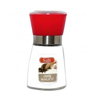 Млин для солі та перцю SNT Правила кухні 7032-2 180 мл Прозорий/Червоний (SK001471)