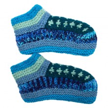 Шкарпетки домашні Kathmandu вовна яка М (22-25 см) Блакитний Синій Фісташковий (27236)