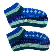 Шкарпетки домашні Kathmandu вовна яка М (22-25 см) Блакитний Синій Фісташковий (27239)