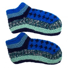 Шкарпетки домашні Kathmandu вовна яка М (22-25 см) Блакитний Синій Фісташковий (27244)