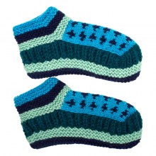 Шкарпетки домашні Kathmandu вовна яка М (22-25 см) Блакитний Фісташковий Темно-зелений (27250)