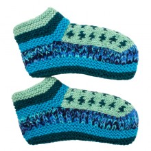 Шкарпетки домашні Kathmandu вовна яка М (22-25 см) Фісташковий Синій Темно-зелений (27246)