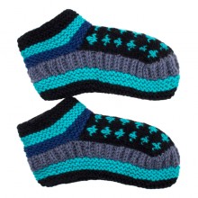 Шкарпетки домашні Kathmandu вовна яка М (22-25 см) Блакитний Чорний Фіолетовий (27252)