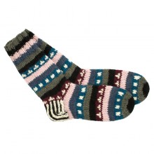 Шкарпетки теплі Тапа Kathmandu вовна яка L Різнокольорові візерунки (27282)