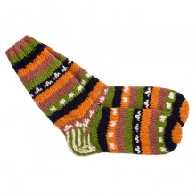 Шкарпетки теплі Тапа Kathmandu вовна яка L Різнокольорові візерунки (27285)