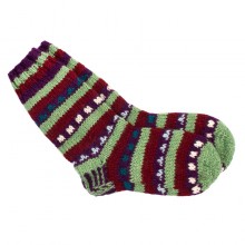Шкарпетки теплі Тапа Kathmandu вовна яка L Різнокольорові візерунки (27291)