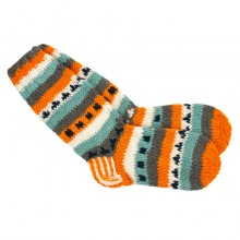 Шкарпетки теплі Тапа Kathmandu вовна яка L Різнокольорові візерунки (27292)