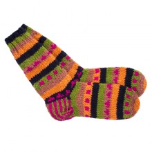 Шкарпетки теплі Тапа Kathmandu вовна яка L Різнокольорові візерунки (27299)