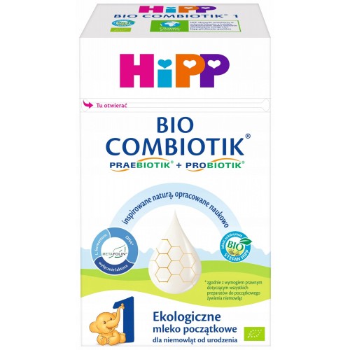Дитяча суха молочна суміш HiPP Bio Combiotik 1 для немовлят з народження 550 г в інтернет супермаркеті PbayMarket!