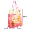 Сумочка подарункова пластикова з ручками Gift bag Ведмедики 23х18х7.5 см Рожевий (27320) в інтернет супермаркеті PbayMarket!