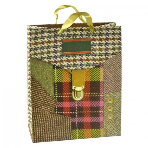 Сумочка подарункова паперова з ручками Gift bag Портфель 32х26х12,5 см (15794) в інтернет супермаркеті PbayMarket!