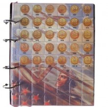 Альбом-каталог для розмінних монет Monet СРСР 1961-1992 рр 200х250 мм Різнокольоровий (hub_yyg39u)