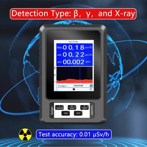Дозиметр радіації побутовий радіометр лічильник Гейгера Nectronix BR-9B-XR1 (100901) в інтернет супермаркеті PbayMarket!
