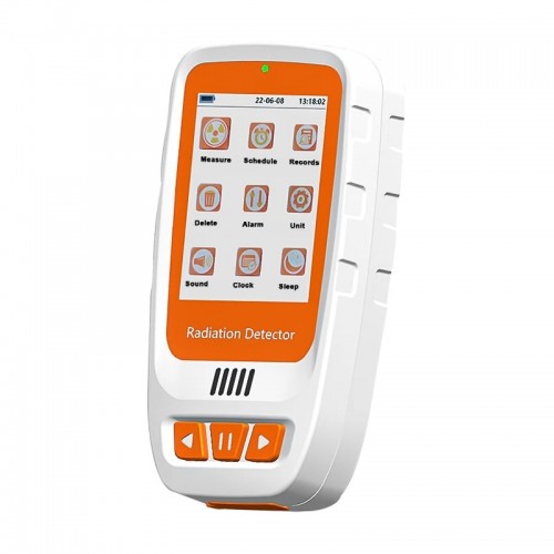 Дозиметр радіації портативний на акумуляторі зі звуковим оповіщенням Nectronix HFS-20 Білий/помаранчевий (100915) в інтернет супермаркеті PbayMarket!