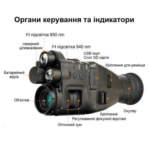 Монокуляр нічного бачення ПНБ Henbaker CY789 до 400 метрів WIFI (100916) в інтернет супермаркеті PbayMarket!