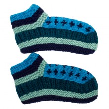 Шкарпетки домашні Kathmandu 100% вовна яка М (22-25 см) Блакитний Синій Фісташковий (27210)