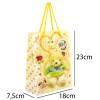 Сумочка подарункова пластикова з ручками Gift bag Ведмедики 23х18х7.5 см Жовтий (27349) в інтернет супермаркеті PbayMarket!