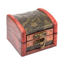Скринька в колоніальному стилі Guardar 7.9х7,3х6 см Коричневий Бронзовий (27378)