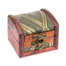 Скринька в колоніальному стилі Guardar 7.9х7,3х6 см Коричневий Бронзовий (27380)