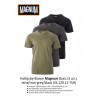 Набір футболок чоловічих Magnum Basic (3 шт.) S Зелений, Сірий, Чорний в інтернет супермаркеті PbayMarket!