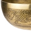 Тибетська співаюча чаша Singing bowl Мантра і полум'я зовні Мушля всередині Холодне кування 24/24/10,8 см Бронзовий (27414) в інтернет супермаркеті PbayMarket!
