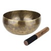 Тибетська співоча чаша Singing bowl Ручна холодна ковка 21,2/21,2/11,4 см Бронзовий (27406) в інтернет супермаркеті PbayMarket!