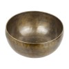 Тибетська співоча чаша Singing bowl Ручна холодна ковка 22,3/22,3/11,3 см Бронзовий (27409) в інтернет супермаркеті PbayMarket!