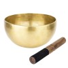 Тибетська співоча чаша Singing bowl Ручна холодна ковка 18,3/18,3/9,6 см Бронза матова (27401) в інтернет супермаркеті PbayMarket!