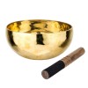 Співоча чаша Тибетська Singing bowl Ручна холодна ковка 21/21/9.6 см Бронза полірована (27397) в інтернет супермаркеті PbayMarket!