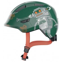 Велосипедний дитячий шолом ABUS SMILEY 3.0 S 45-50 Green Robo