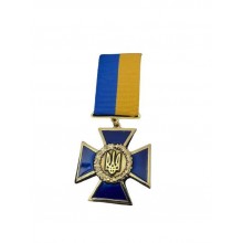 Медаль з документом Collection Хрест патріота України 45 мм Різнокольоровий (hub_go12ua)