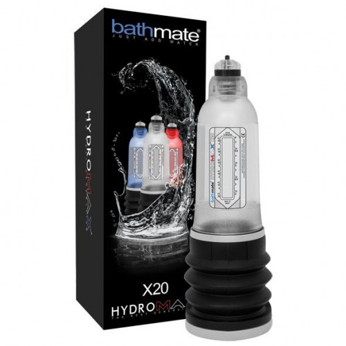 Гідропомпа Bathmate Hydromax 5 Clear (X20), для члена довжиною від 7,5 до 12,5 см, діаметр до 4,5 см в інтернет супермаркеті PbayMarket!